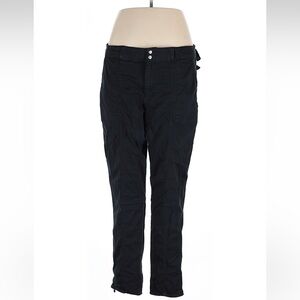 White House Black Market Black Cropped Pants 16L